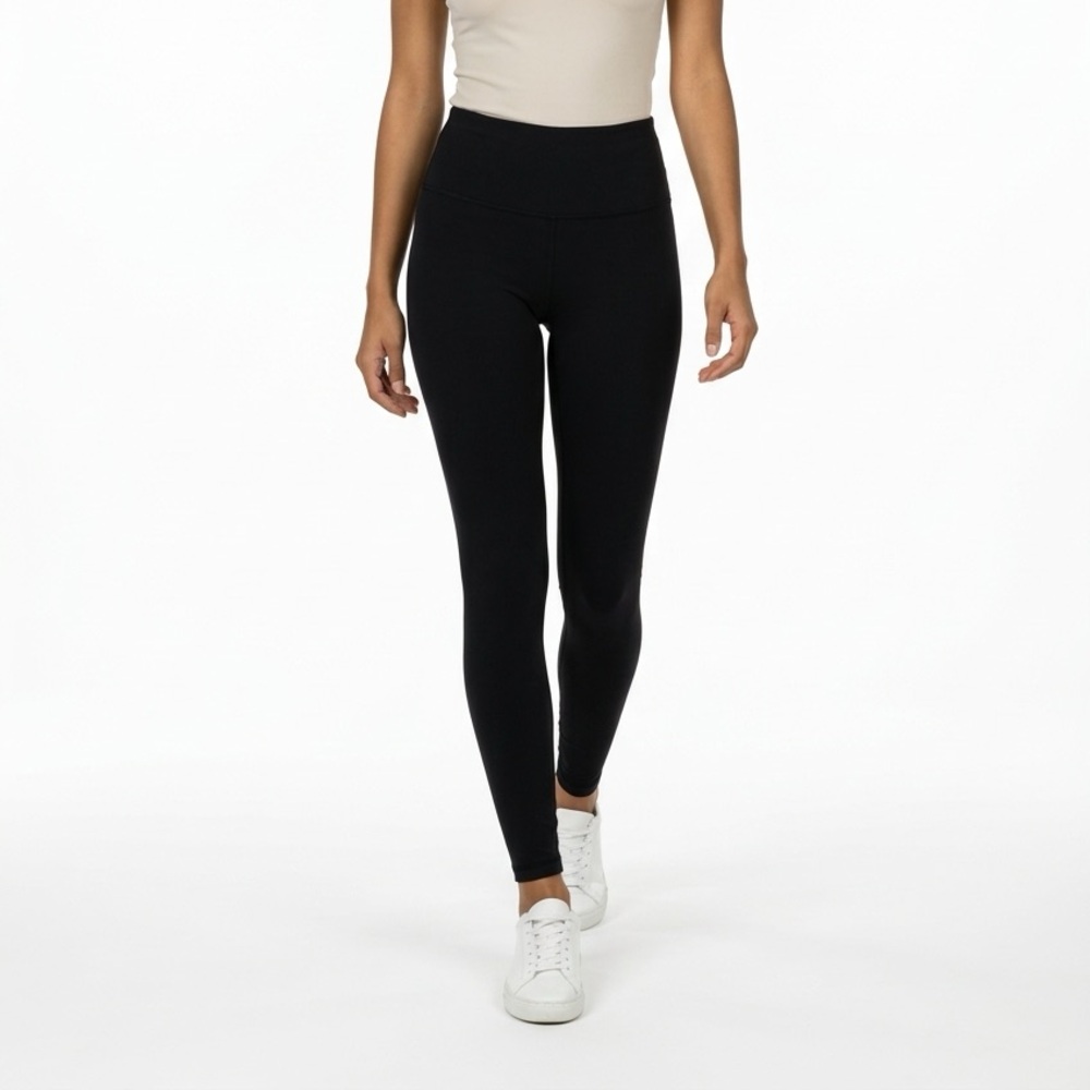 Lululemon Black Active Leggings with Signature Logo